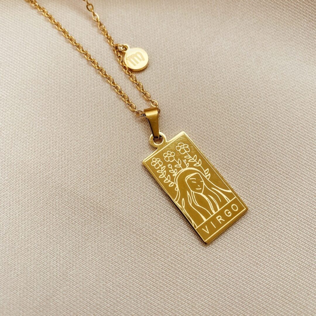 Virgo Gold Necklace
