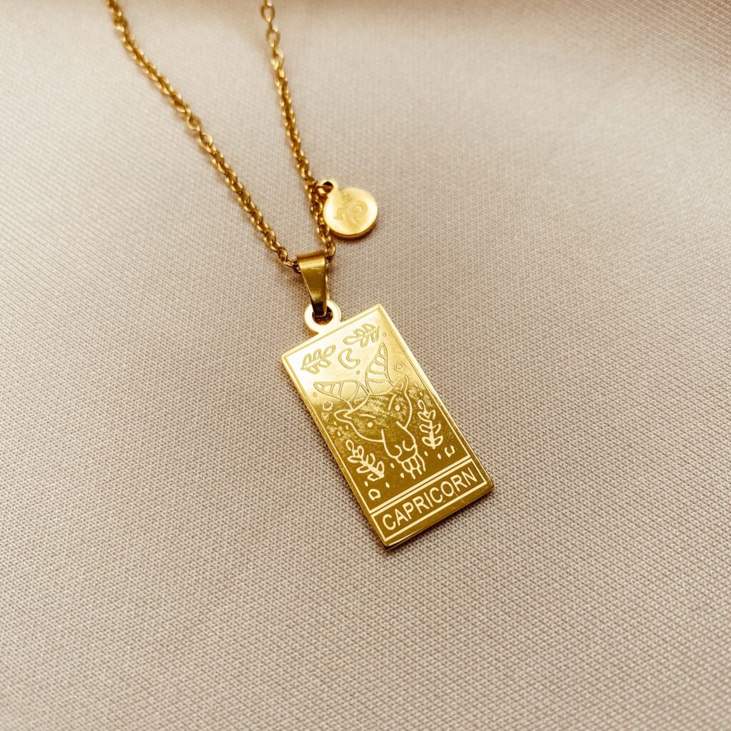 Capricorn Gold Necklace