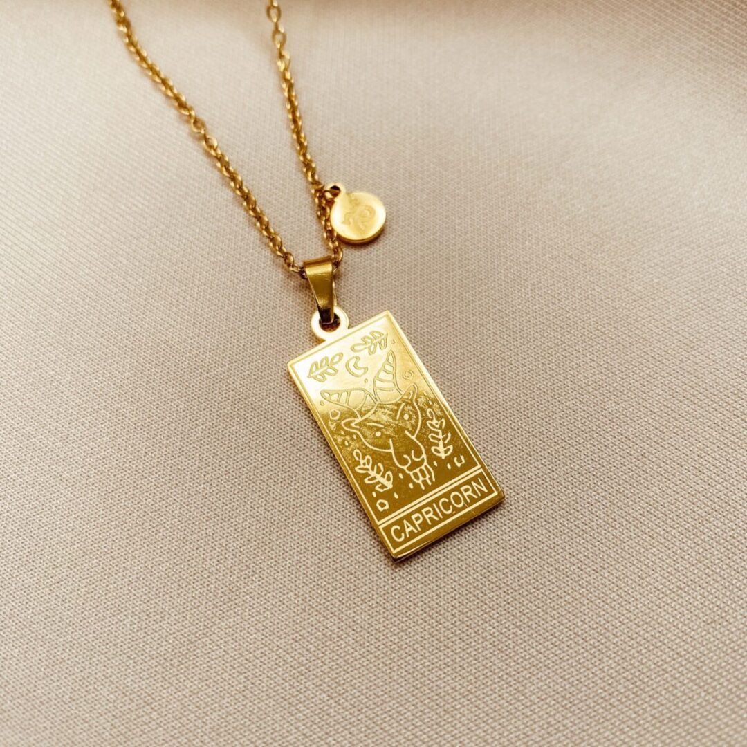 Capricorn Gold Necklace