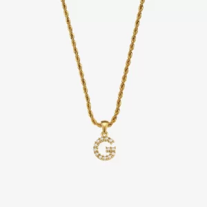Letter G Pearl Necklace