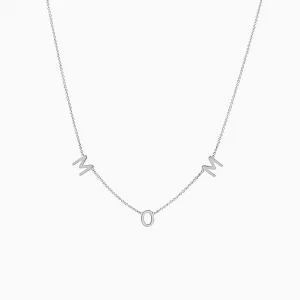 Mom Silver Necklace